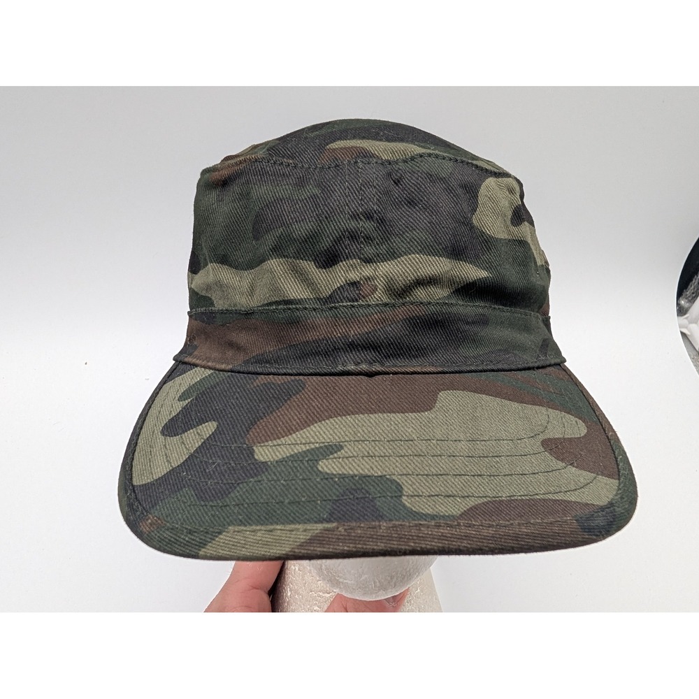 Magic Headwear Ultra Fit Camo Cadet Hat Military Style Cap S-M Woodland Camo